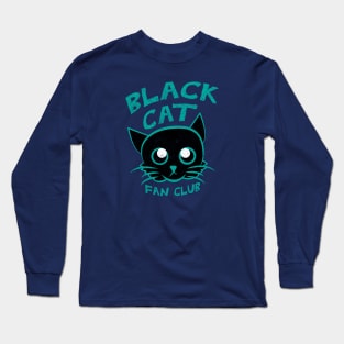 Black Cat Fan Club Long Sleeve T-Shirt